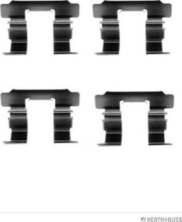 Herth+Buss Jakoparts J3661013 - Комплектуючі, колодки дискового гальма autocars.com.ua