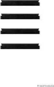 Herth+Buss Jakoparts J3663000 - Комплектуючі, колодки дискового гальма autocars.com.ua