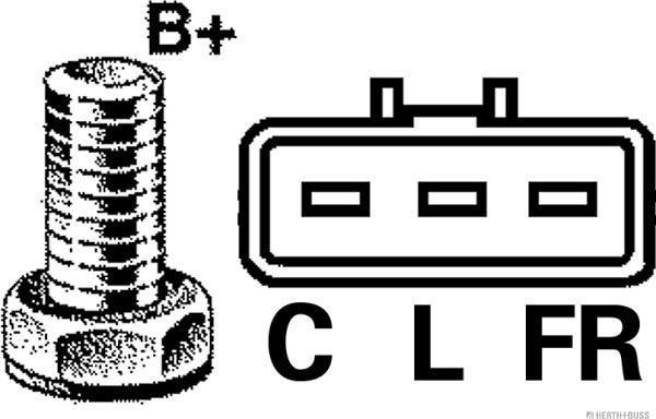 Herth+Buss Jakoparts J5110556 - Генератор avtokuzovplus.com.ua