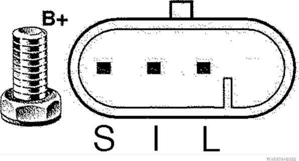 Herth+Buss Jakoparts J5110408 - Генератор autodnr.net