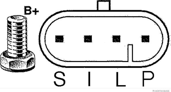 Herth+Buss Jakoparts J5110409 - Генератор autocars.com.ua