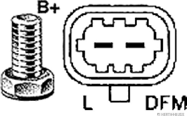 Herth+Buss Jakoparts J5110916 - Генератор autocars.com.ua