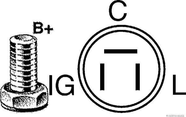 Herth+Buss Jakoparts J5114029 - Генератор avtokuzovplus.com.ua
