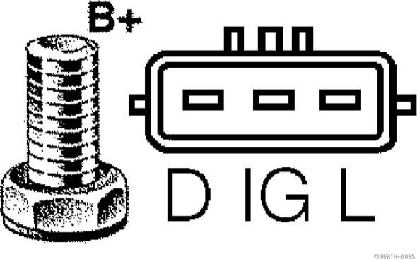 Herth+Buss Jakoparts J5118016 - Генератор autocars.com.ua
