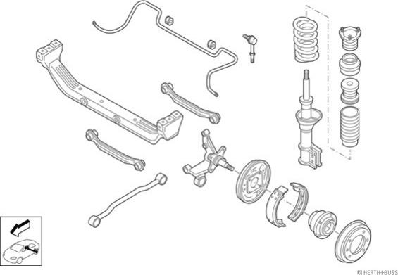 Herth+Buss Jakoparts N00313-HA - Рульове управління autocars.com.ua