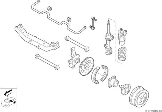 Herth+Buss Jakoparts N00969-HA - Рульове управління autocars.com.ua
