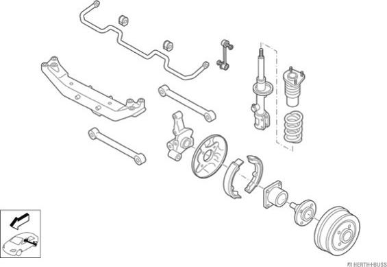 Herth+Buss Jakoparts N00971-HA - Рульове управління autocars.com.ua