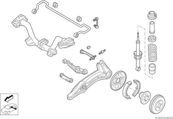 Herth+Buss Jakoparts N01085-HA - Рульове управління autocars.com.ua