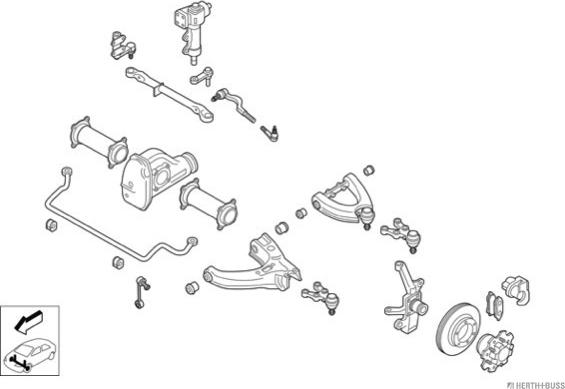 Herth+Buss Jakoparts N01797-VA - Рульове управління autocars.com.ua