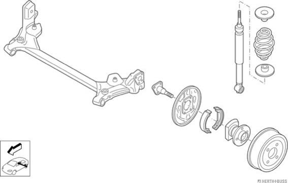 Herth+Buss Jakoparts N01532-HA - Рульове управління autocars.com.ua
