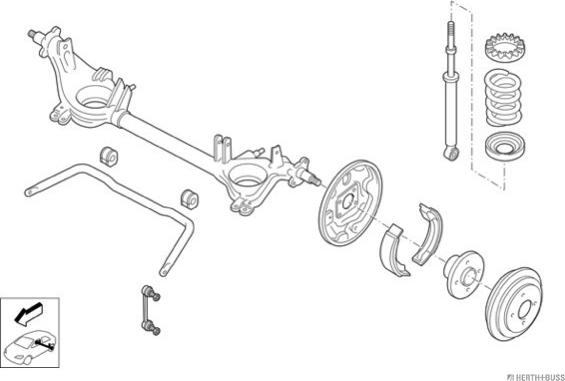 Herth+Buss Jakoparts N01680-HA - Рульове управління autocars.com.ua