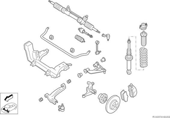 Herth+Buss Jakoparts N01751-VA - Рульове управління autocars.com.ua