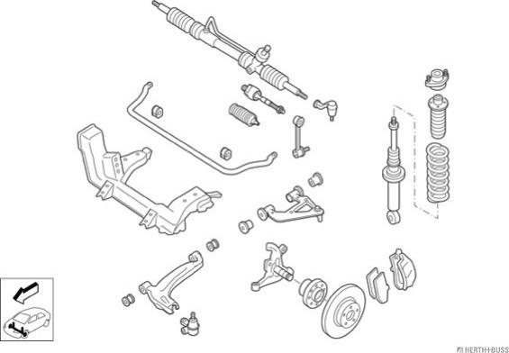 Herth+Buss Jakoparts N01752-VA - Рульове управління autocars.com.ua