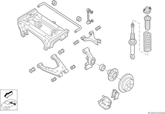 Herth+Buss Jakoparts N01756-HA - Рульове управління autocars.com.ua
