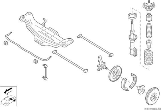 Herth+Buss Jakoparts N01915-HA - Рульове управління autocars.com.ua