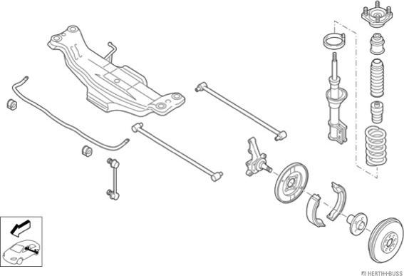 Herth+Buss Jakoparts N01918-HA - Рульове управління autocars.com.ua