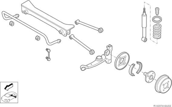 Herth+Buss Jakoparts N02509-HA - Рульове управління autocars.com.ua