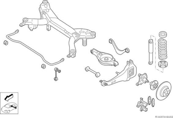 Herth+Buss Jakoparts N02568-HA - Рульове управління autocars.com.ua