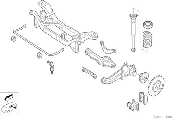 Herth+Buss Jakoparts N02880-HA - Рульове управління autocars.com.ua