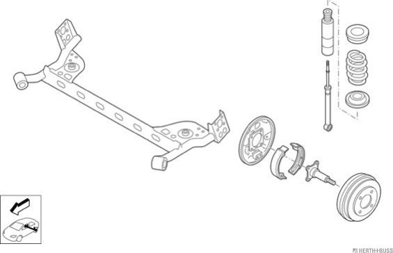 Herth+Buss Jakoparts N03061-HA - Рульове управління autocars.com.ua