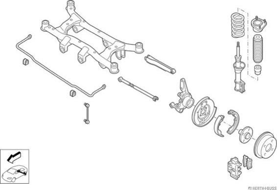 Herth+Buss Jakoparts N03130-HA - Рульове управління autocars.com.ua