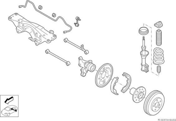 Herth+Buss Jakoparts N03749-HA - Рульове управління autocars.com.ua