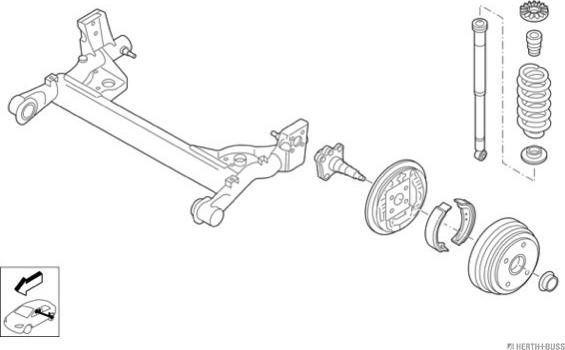 Herth+Buss Jakoparts N03889-HA - Рульове управління autocars.com.ua