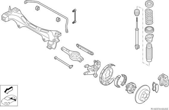 Herth+Buss Jakoparts N04492-HA - Рульове управління autocars.com.ua