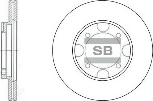 Hi-Q SD1013 - Гальмівний диск autocars.com.ua