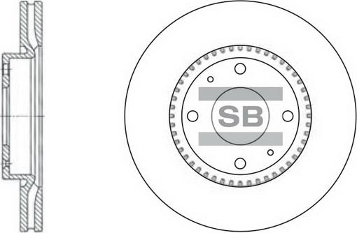 Hi-Q SD1046 - Гальмівний диск autocars.com.ua