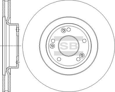 Hi-Q SD1101 - Гальмівний диск autocars.com.ua