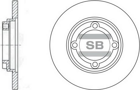 Hi-Q SD2011 - Гальмівний диск autocars.com.ua