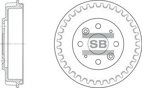 Hi-Q SD2017 - Гальмівний барабан autocars.com.ua