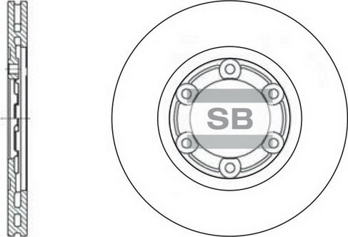 Hi-Q SD2021 - Гальмівний диск autocars.com.ua