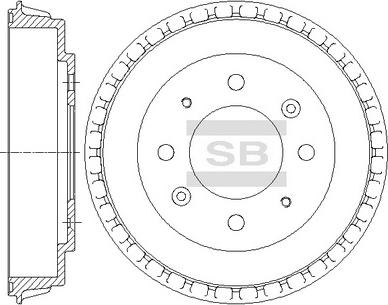 Hi-Q SD2046 - Гальмівний барабан autocars.com.ua