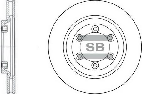 Hi-Q SD3015 - Гальмівний диск autocars.com.ua