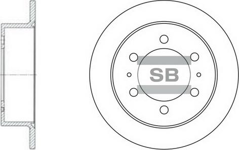 Hi-Q SD3026 - Гальмівний диск autocars.com.ua