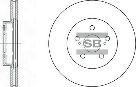 Hi-Q SD4001 - Тормозной диск avtokuzovplus.com.ua