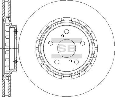 Hi-Q SD4034 - Гальмівний диск autocars.com.ua