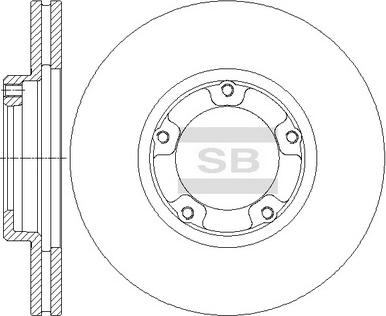 Hi-Q SD4070 - Гальмівний диск autocars.com.ua