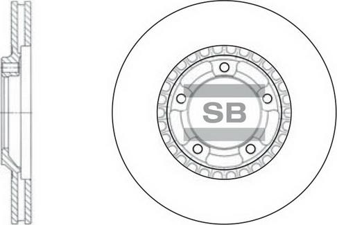 Hi-Q SD4301 - Гальмівний диск autocars.com.ua