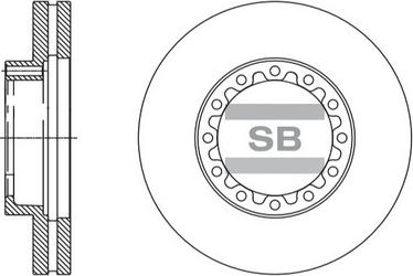 Hi-Q SD4331 - Гальмівний диск autocars.com.ua