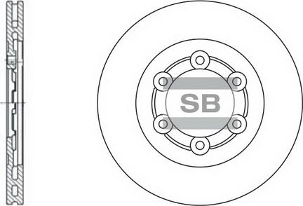 Hi-Q SD4402 - Гальмівний диск autocars.com.ua