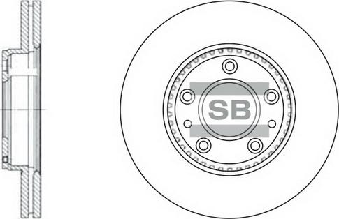 Hi-Q SD4406 - Гальмівний диск autocars.com.ua