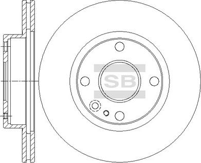 Hi-Q SD4407 - Гальмівний диск autocars.com.ua