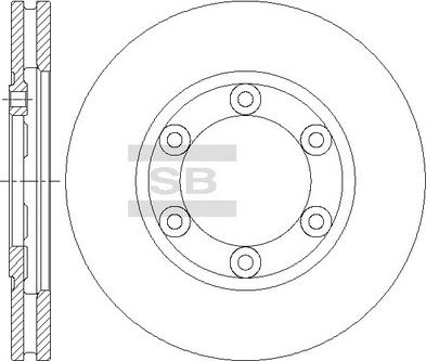 Hi-Q SD4430 - Гальмівний диск autocars.com.ua