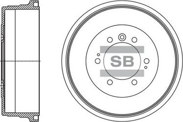 Hi-Q SD4608 - Гальмівний барабан autocars.com.ua