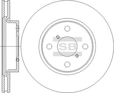 Hi-Q SD4620 - Гальмівний диск autocars.com.ua