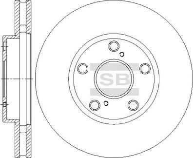 Hi-Q SD4694 - Тормозной диск avtokuzovplus.com.ua