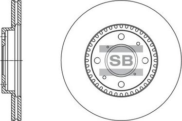 Hi-Q SD4803 - Гальмівний диск autocars.com.ua